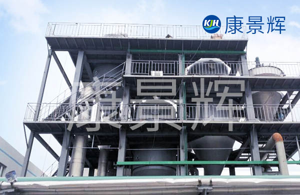 青島康景輝三效蒸發器有熱堿水、熱水、清水三種清洗功能